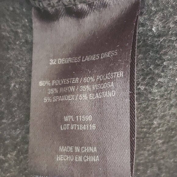 32 Degrees Cool Womens Short Sleeve Knit Dress S Pockets Stretch Pullover Soft - Picture 8 of 11